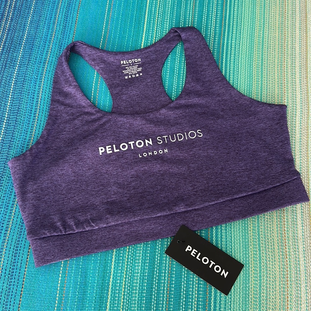 Peloton Studios London Heathered Open Back Bra PSL